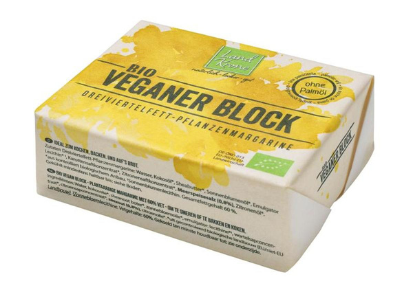Produktfoto zu Landkrone Bio Veganer Block 250g