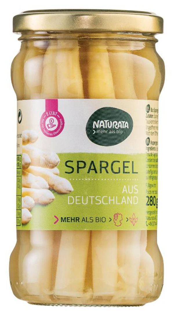 Produktfoto zu Spargel weiß im Glas 280g