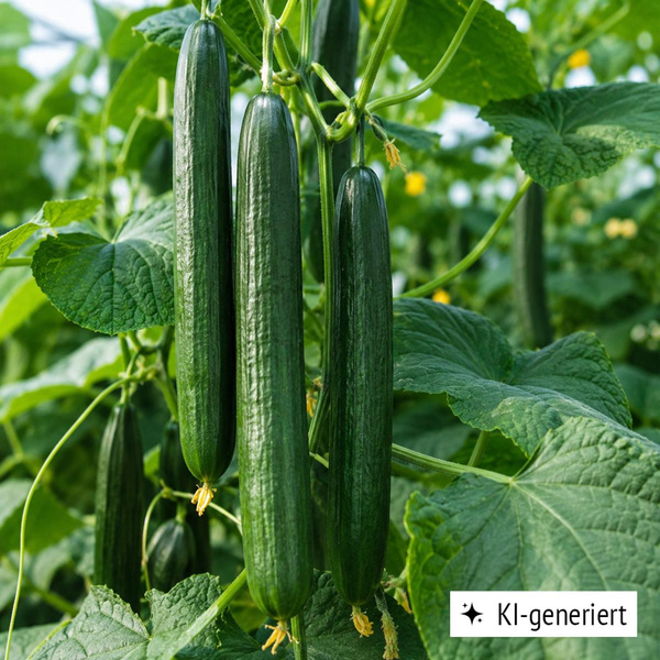 Produktfoto zu Pflanzen Salatgurke veredelt
