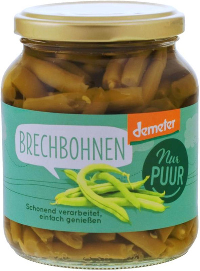 Produktfoto zu Brechbohnen i. Glas 340g
