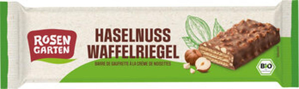 Produktfoto zu Haselnuss Waffelriegel 35 g