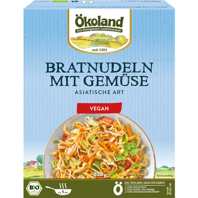 Produktfoto zu Bratnudeln mit Gemüse 400g TK