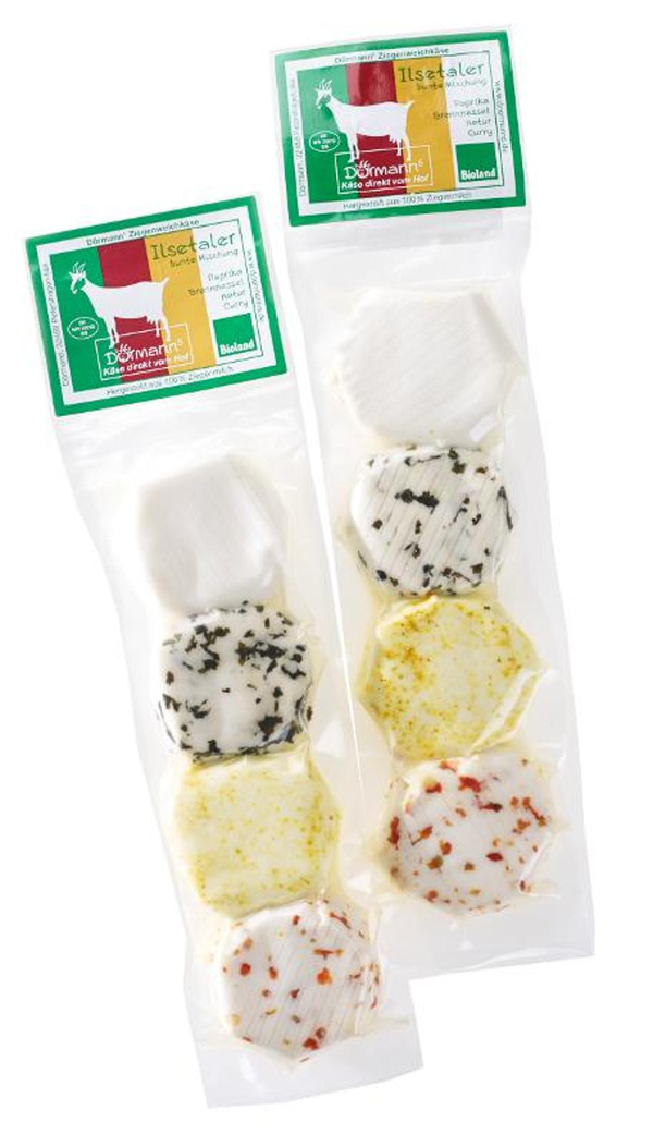 Produktfoto zu Ilsetaler Mini Cacciottas ca. 4x30g -Ziegenweichkäse