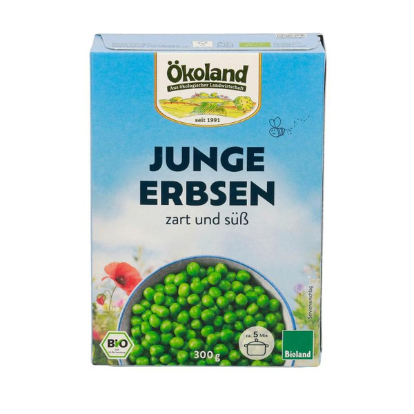Produktfoto zu Junge Erbsen 300g