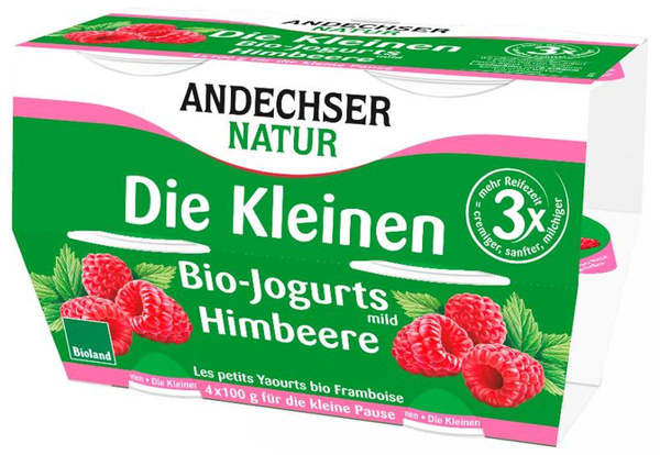 Produktfoto zu Die kleinen Joghurts Himbeere 4x100g