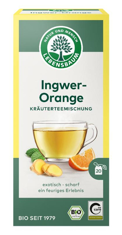 Produktfoto zu Ingwer Orange Tee TB