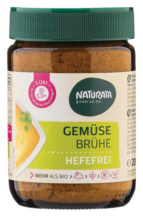 Produktfoto zu Gemüsebrühe hefefrei 200g Glas
