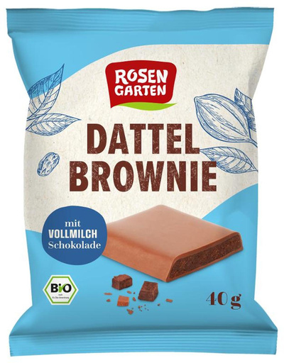 Produktfoto zu Vollmilch Dattel Brownie 40g