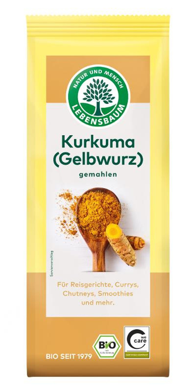 Produktfoto zu Kurkuma, gemahlen 50g Tüte