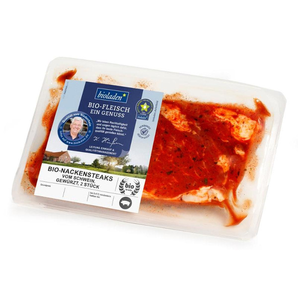 Produktfoto zu Nackensteak vom Schwein gewürzt, 2er