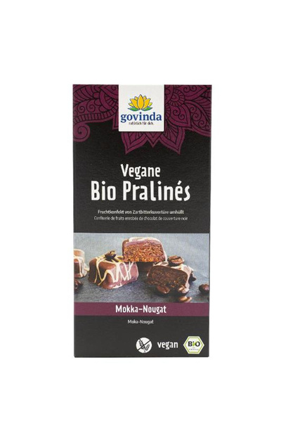 Produktfoto zu Vegane Pralinés Mokka Nougat