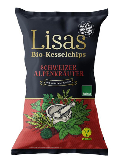 Produktfoto zu Alpenkräuter Kesselchips 115g