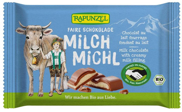 Produktfoto zu Milch Michl Schokolade mit Milchfüllung 100g