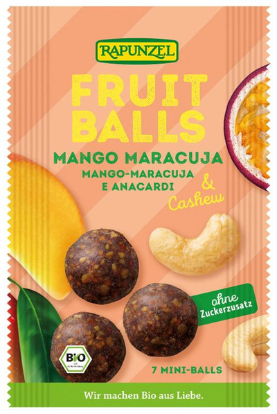 Produktfoto zu Fruit-Balls Mango-Maracuja & Cashew 49g