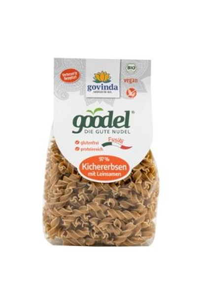 Produktfoto zu Goodel Kichererbsen Fussili 250g