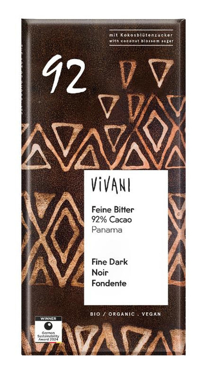 Produktfoto zu Feine Bitter mit 92% Cacao, 80g