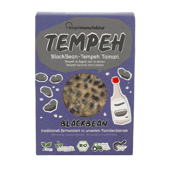 Produktfoto zu Tempeh Black Bean Tamari 200g