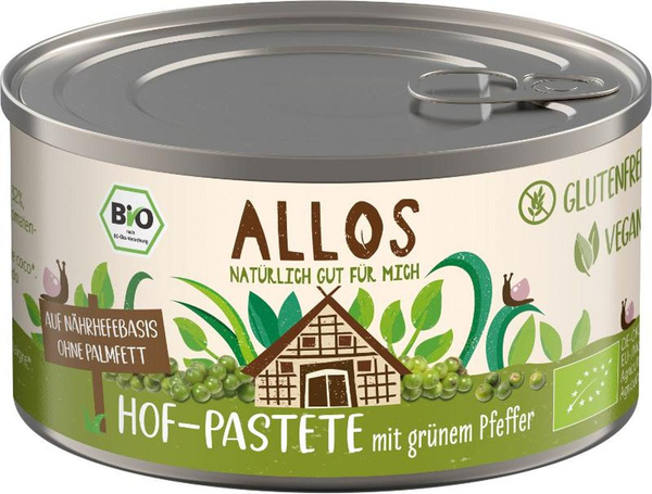Produktfoto zu Hof Pastete mit Grünem Pfeffer, 125g