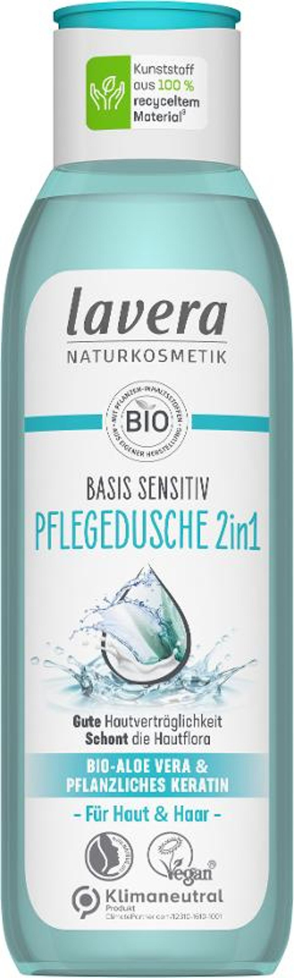 Produktfoto zu basis sensitive Pflegedusche 2in1 250ml