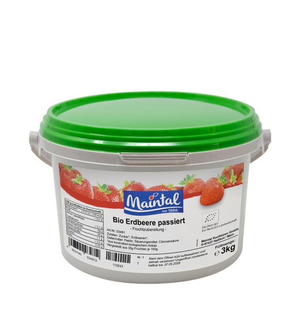 Produktfoto zu Erdbeer Konfitüre passiert 3kg