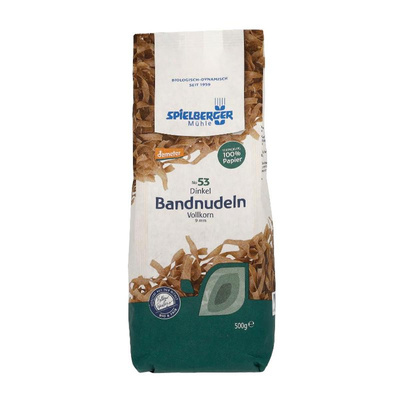 Produktfoto zu Dinkel Bandnudeln Vollkorn 500g