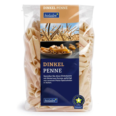 Produktfoto zu b*Dinkel Penne hell 500g