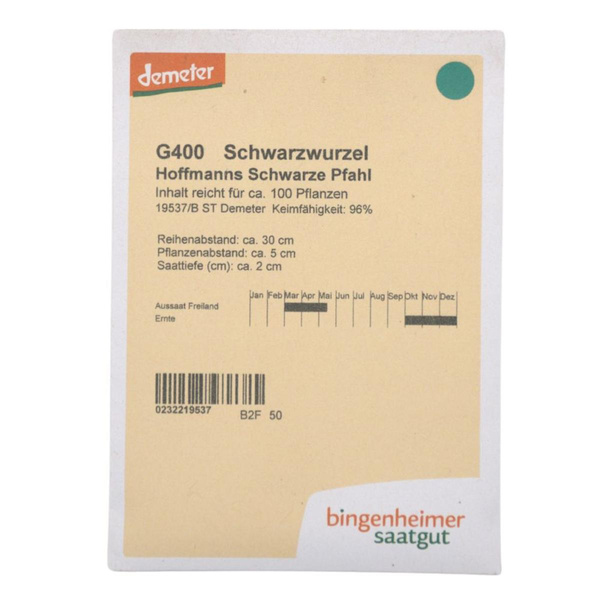 Produktfoto zu Saatgut Schwarzwurzel