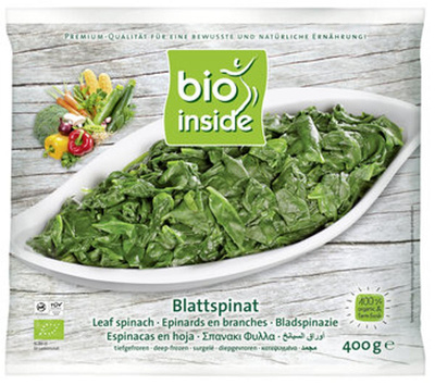 Produktfoto zu Blattspinat port. Beutel 400g TIEFKÜHL