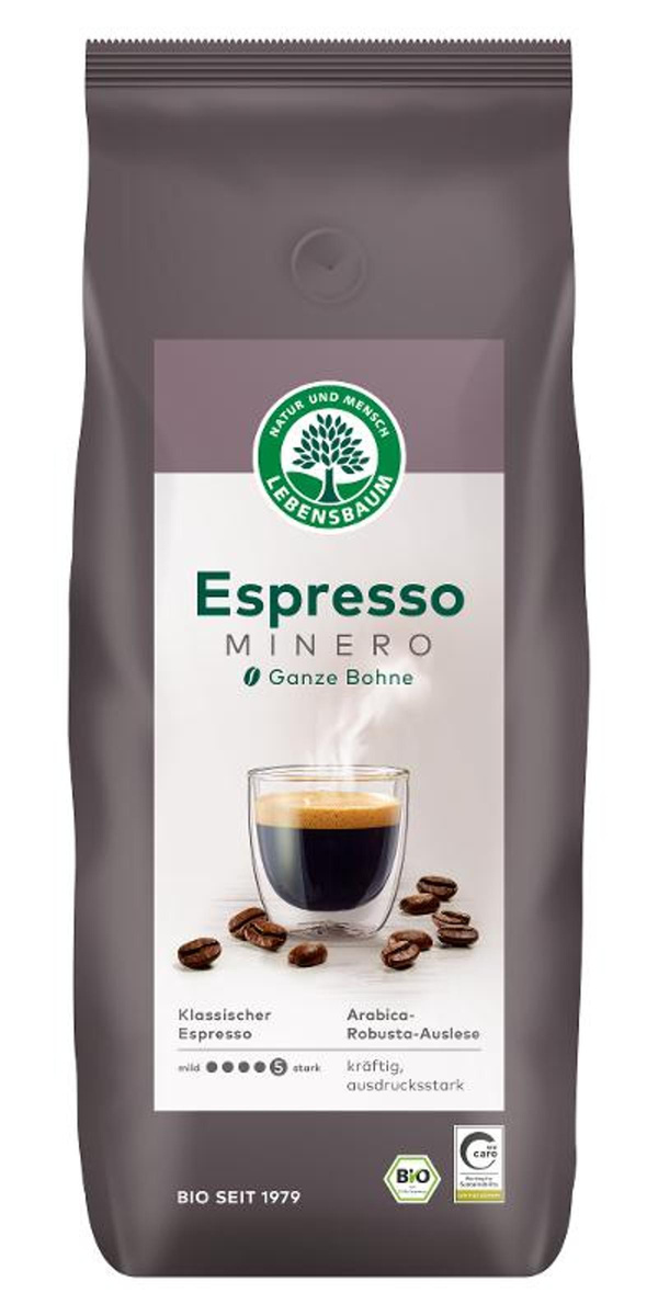 Produktfoto zu Espresso Minero ganze Bohne 1 kg