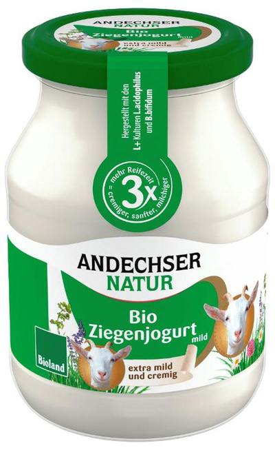 Produktfoto zu Bio Ziegenjoghurt 3,5%, 500g