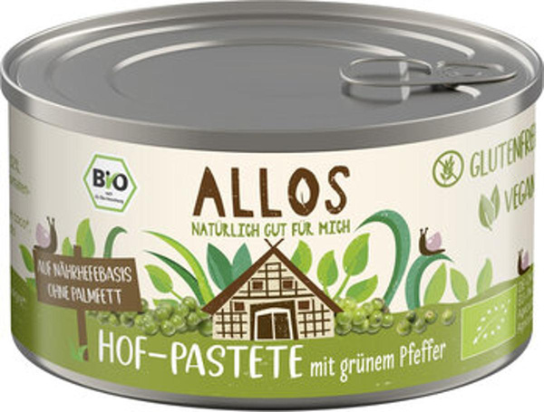 Produktfoto zu Hof Pastete mit Grünem Pfeffer, 125g
