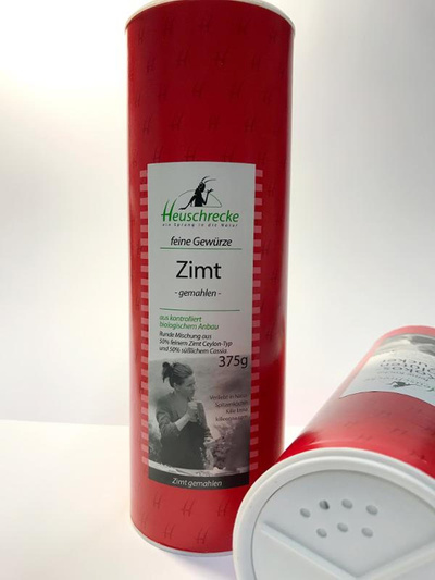Produktfoto zu Zimt gemahlen in der Dose 375g