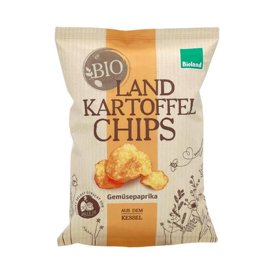 Produktfoto zu Landkartoffelchips Gemüsepaprika 125g