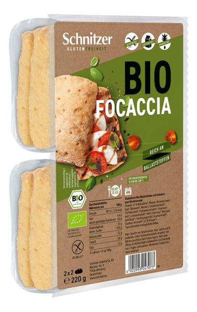 Produktfoto zu Focaccia gf 220g