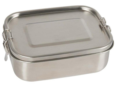 Produktfoto zu Edelstahl-Lunchbox mit Trennsteg und Dichtung
