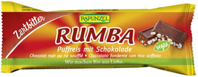 Produktfoto zu Rumba Puffreisriegel Zartbitter