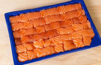 Produktfoto zu Lachs-Häppchen - Frischebox 500g