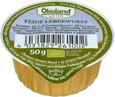 Produktfoto zu VPE 10x50g Feine Leberwurst