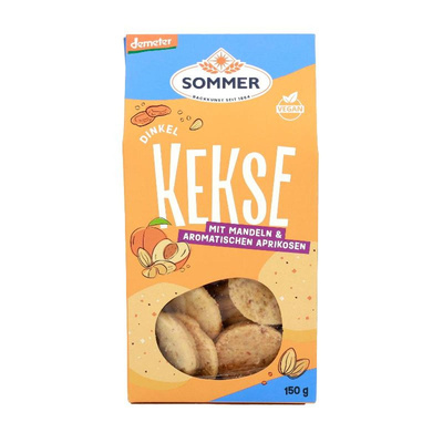 Produktfoto zu Dinkelgebäck mit Aprikosen und Mandeln