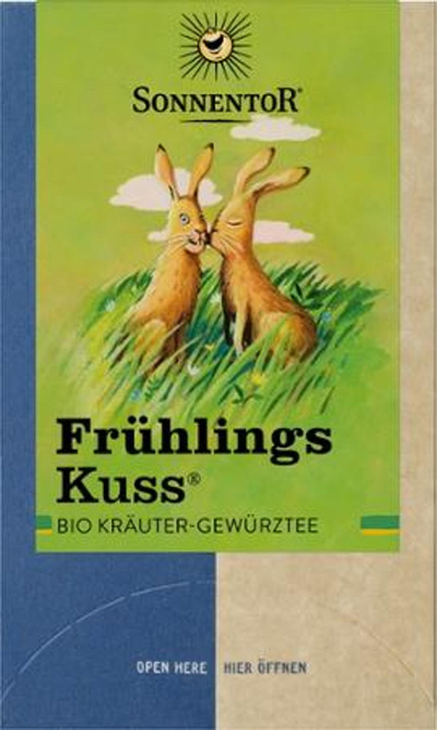 Produktfoto zu Frühlingskuss Kräutertee Teebeutel