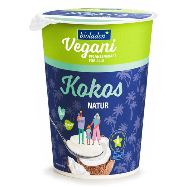 Produktfoto zu b*Kokos Jogh.altern. Natur VEGANI 400g