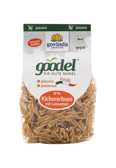 Produktfoto zu Goodel Kichererbsen Fussili 250g