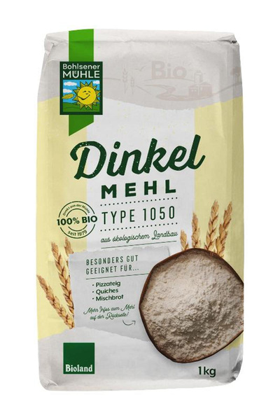 Produktfoto zu VPE 6x1kg Dinkelmehl 1050
