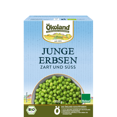Produktfoto zu Junge Erbsen 300g