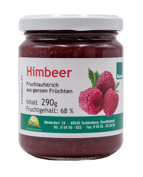 Produktfoto zu Himbeer Fruchtaufstrich 290g