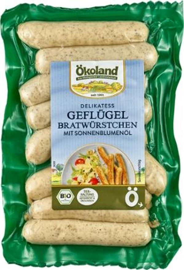 Produktfoto zu Geflügel Bratwürstchen (9 St.)