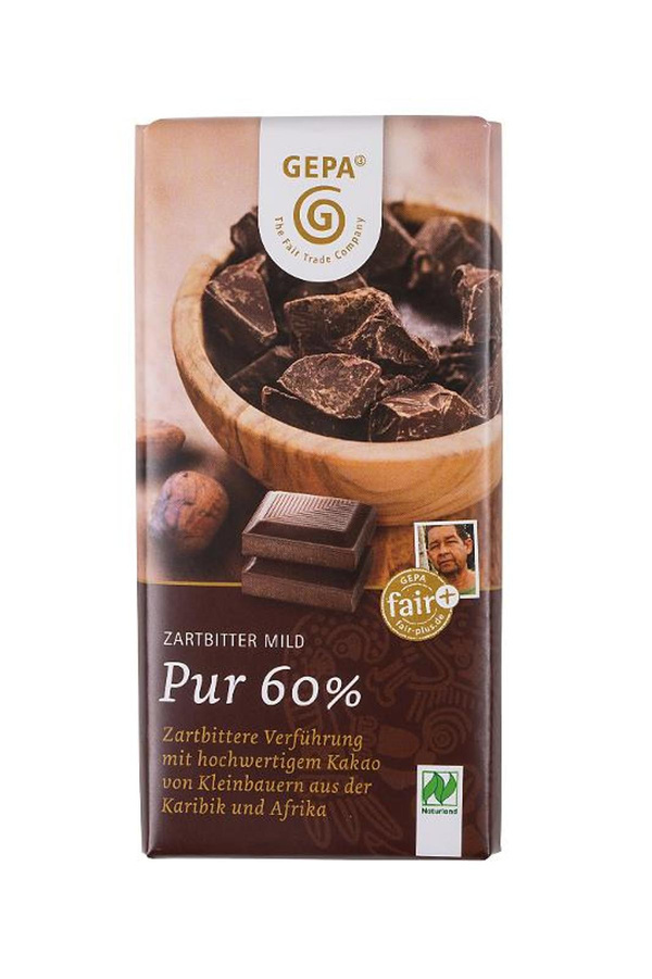 Produktfoto zu VPE 10x100g Zartbitter Pur 60%