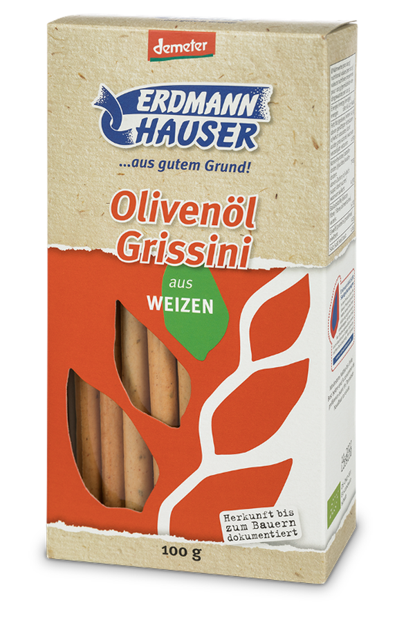 Produktfoto zu Olivenöl-Grissini 100g