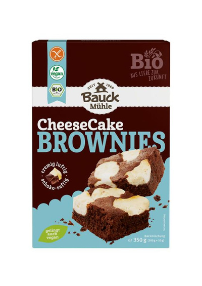 Produktfoto zu Cheesecake Brownies gf 350g