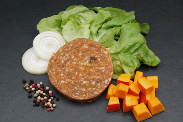 Produktfoto zu Patties (Burger) mit Kürbis 2er ca. 240g Tiefkühl